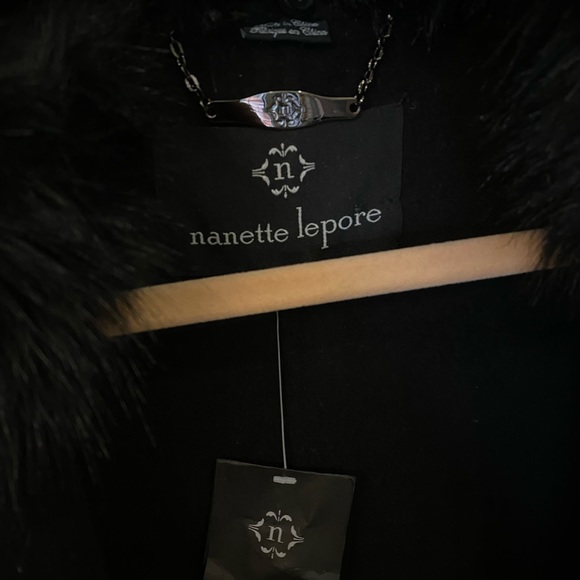 🖤Anthro NL Black Cape Winter Jacket🐆 - Picture 4 of 9